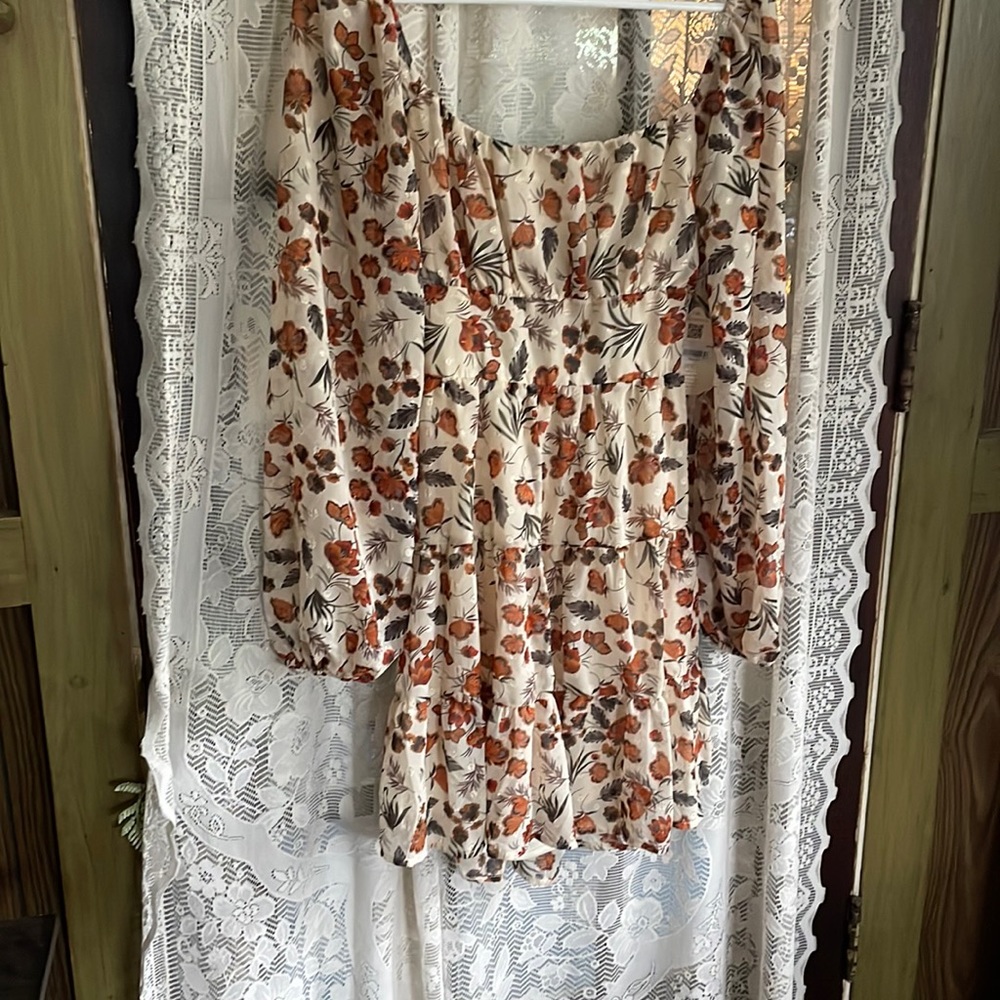 Altardstate ivory mini dress